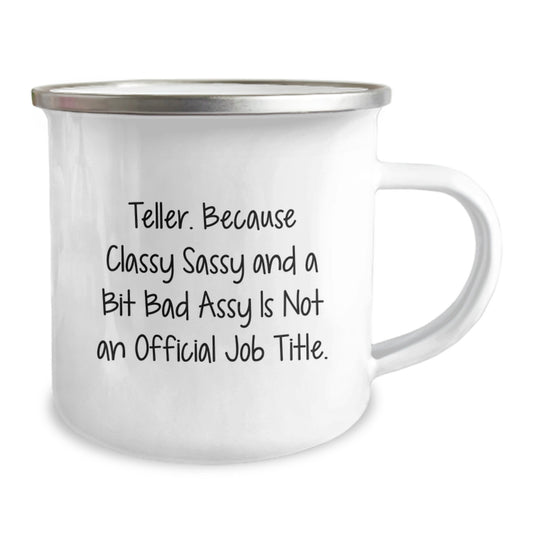 Funny Teller Gifts from Men Friends Family, Unique Camping Mug for Teller Women Coworkers, Inspirational Quote on Mother's Day - Image 2