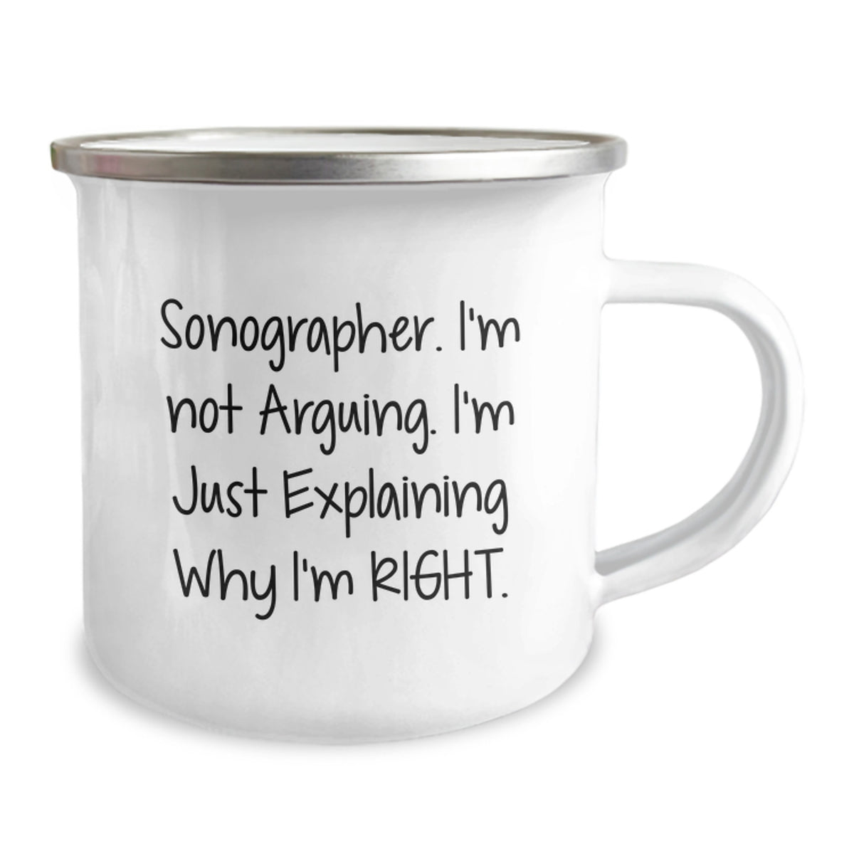 Sonographer Keepsake Camping Mug for Him Birthday Gift - Image 2