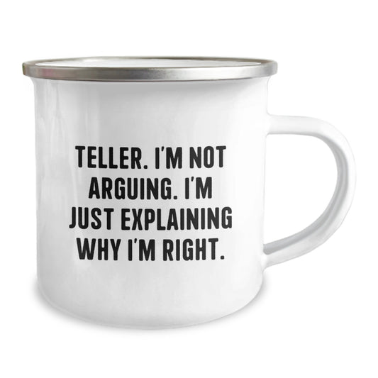 Witty Teller Camping Mug Novelty Surprise Birthday Gift for Friends - Image 2