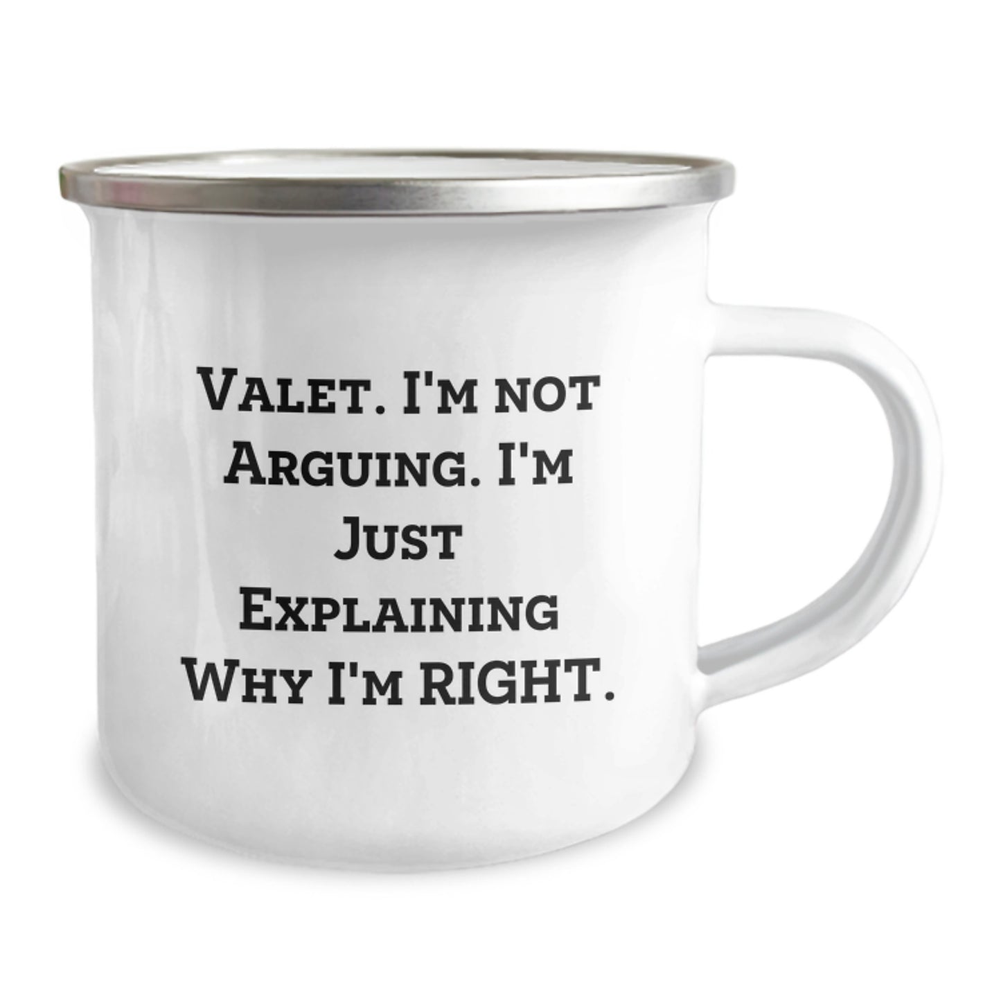Funny Valet Gifts from Friends for Valet, Camping Mug for Him, Graduation Unique Gifts - Image 2