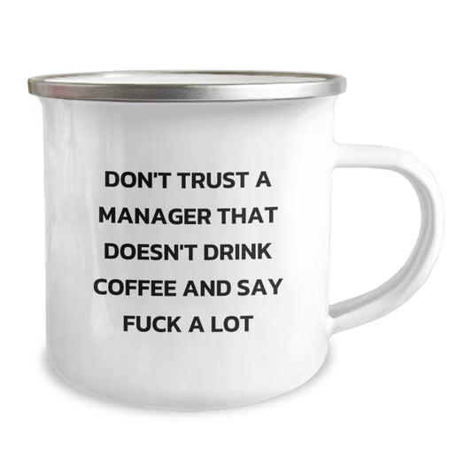 Bold Manager Novelty Premium Camping Mug for Friends Birthday Gift - Image 2
