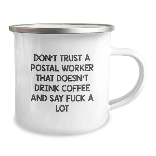 Postal Worker Keepsake Camping Mug for Him Christmas Gift - Image 2