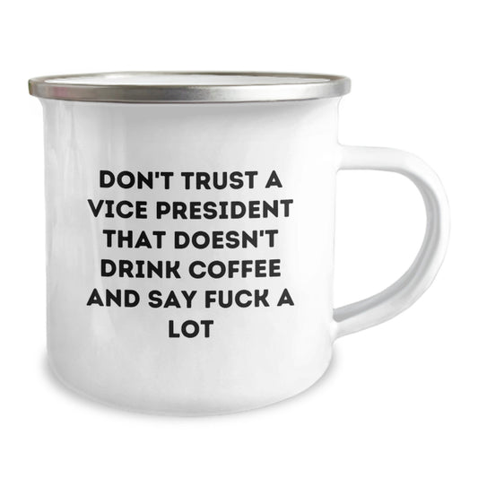 Funny Vice President Gifts, Vice President Quote Camping Mug, Gifts for Vice President, Gifts from Friends and Family, Graduation Unique Gifts - Image 2