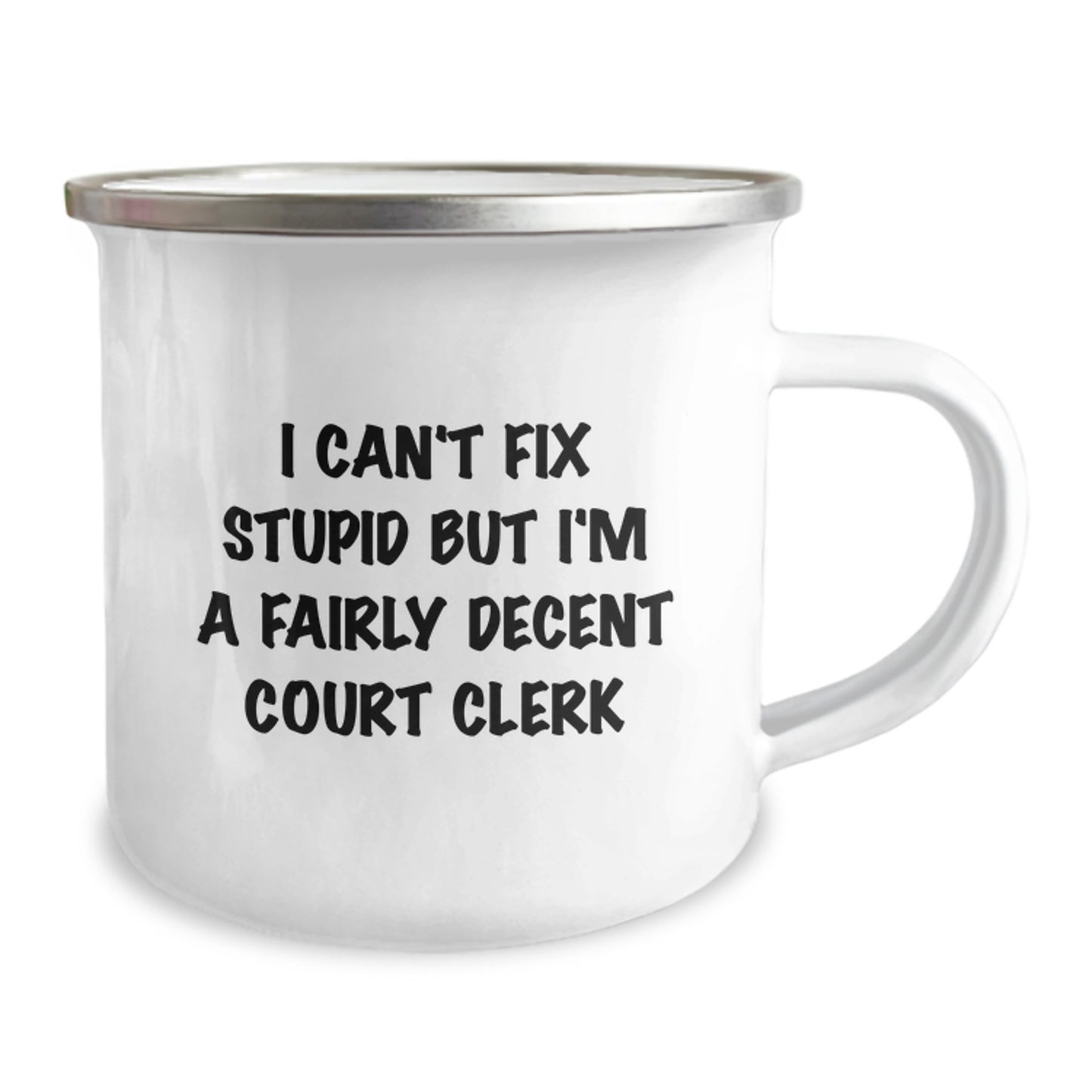 Court Clerk Gifts, Funny Quote, Camping Mug, Graduation Unique Gifts from Friends, Court Clerk Appreciation - Image 2