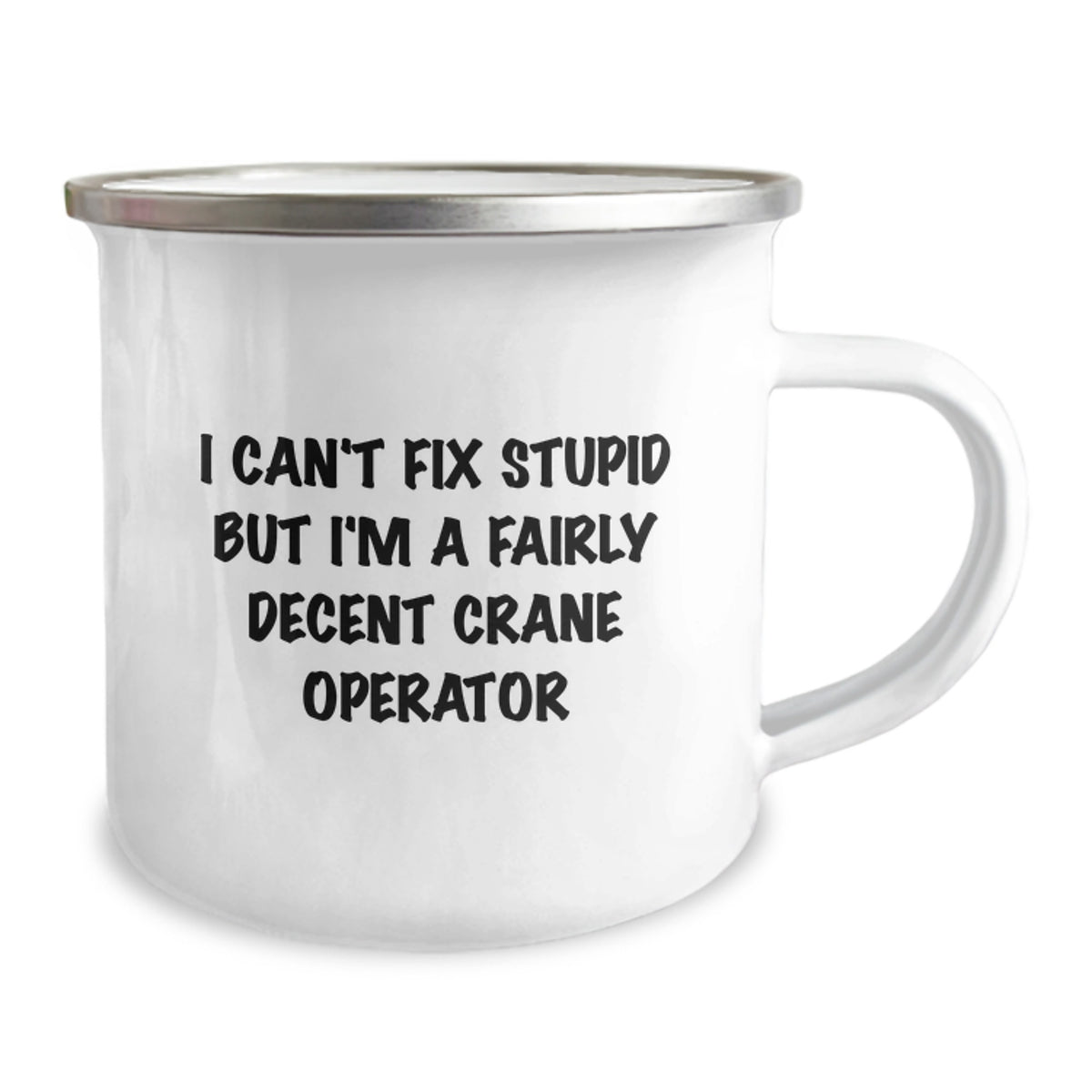 Crane Operator Gift for Him - A Humorous Keepsake Camping Mug - Image 2