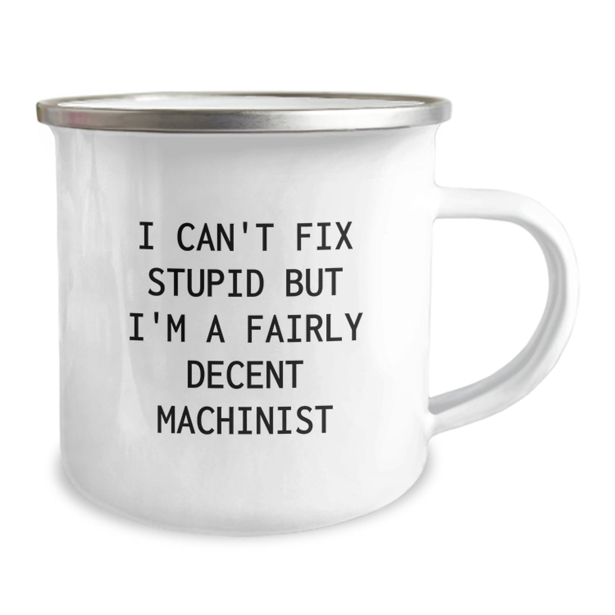 Machinist Gift for Him A Humorous Camping Mug Keepsake - Image 2