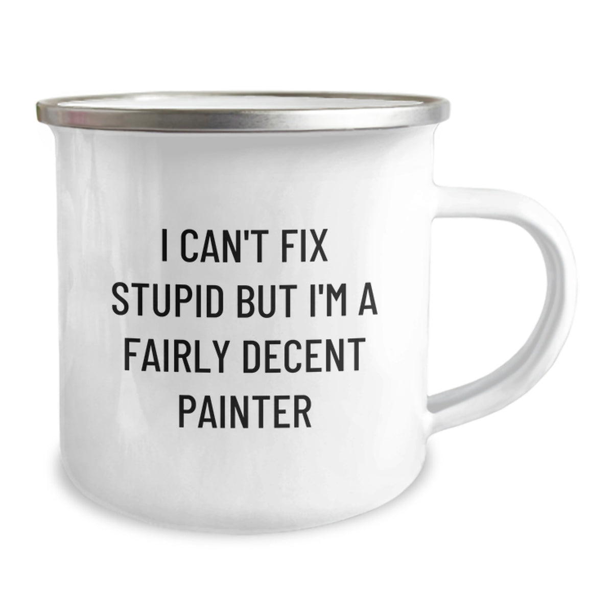 Painter Gift for Him - A Humorous Keepsake Camping Mug - Image 2