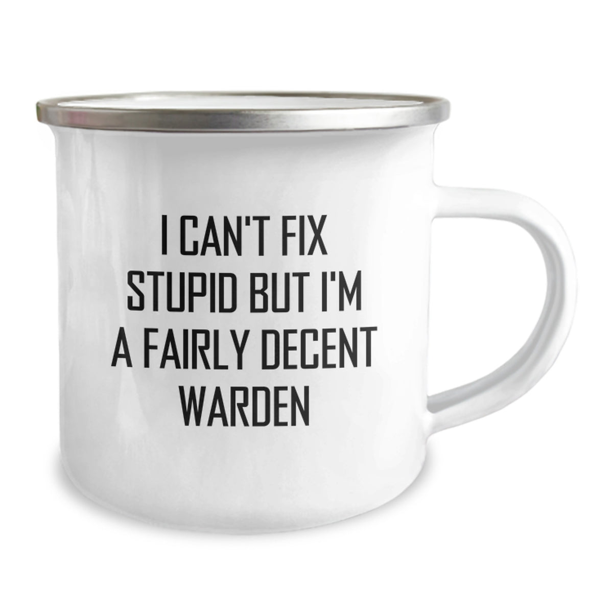 Warden Keepsake Camping Mug for Him Stainless Steel Christmas Gift - Image 2