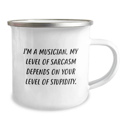 Funny Musician Gifts for Graduation - Camping Mug with Inspirational Quote - Gift from Friends for Musician - Unique Musician Presents - Image 2