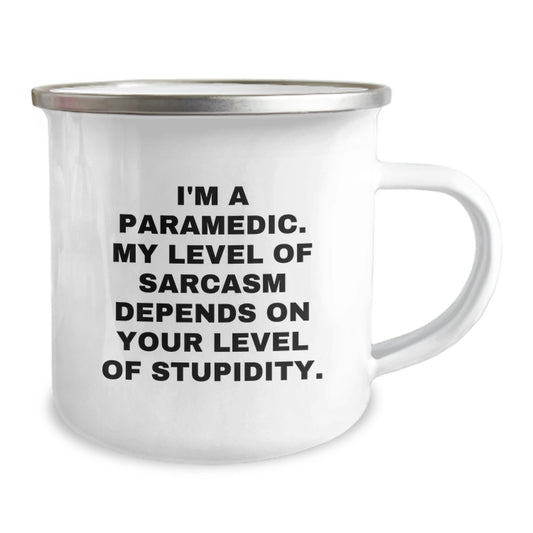 Funny Rescue Worker Gifts for Birthday - Camping Mug with Sarcasm Quote, Gifts from Friends to Rescue Worker - Image 2