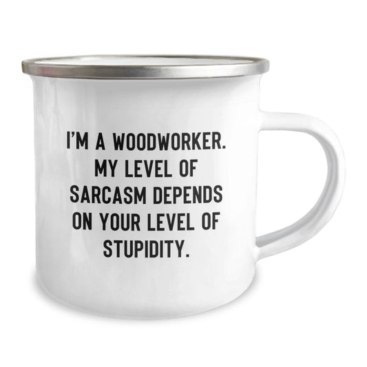 Funny Woodworker Camping Mug Gifts from Friends and Family for Graduation Unique - Image 2