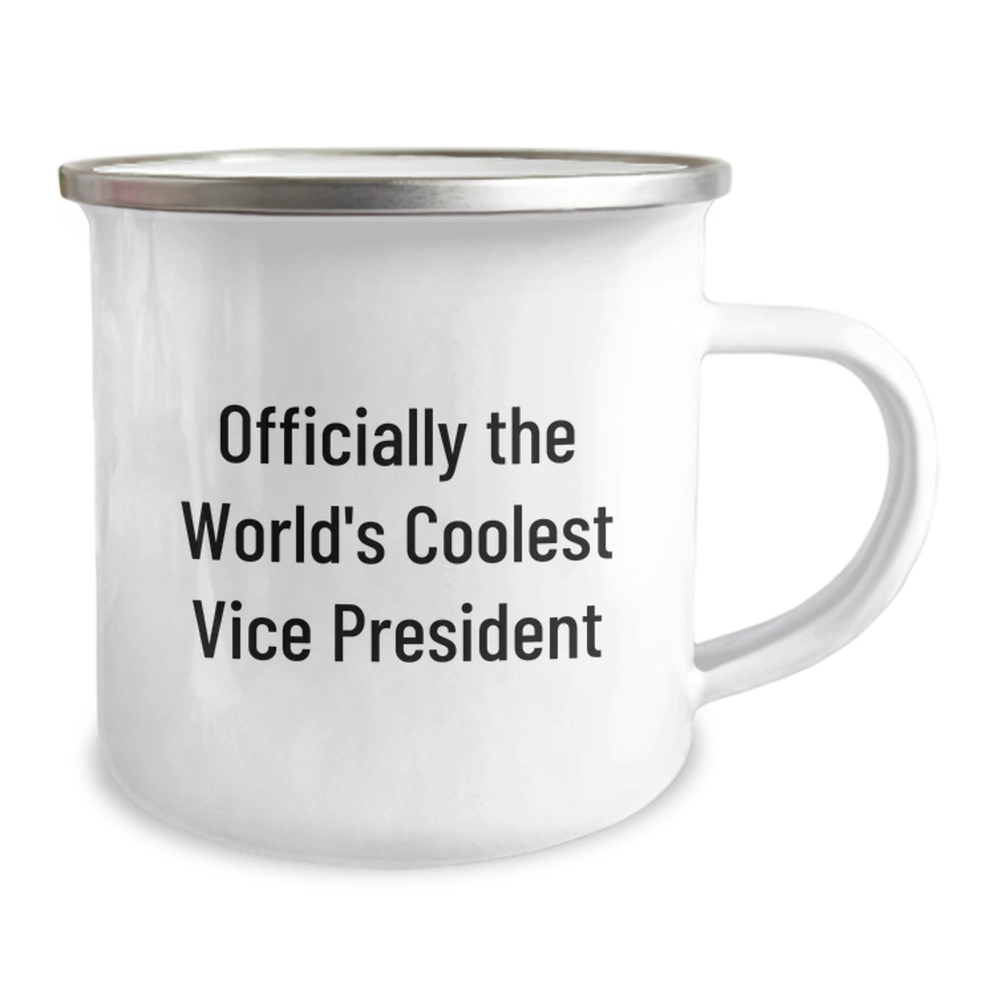 Funny Vice President Gifts for Men - Officially The World's Coolest Vice President, Unique Camping Mug for Vice President, Perfect Graduation Gift from Friends - Image 2