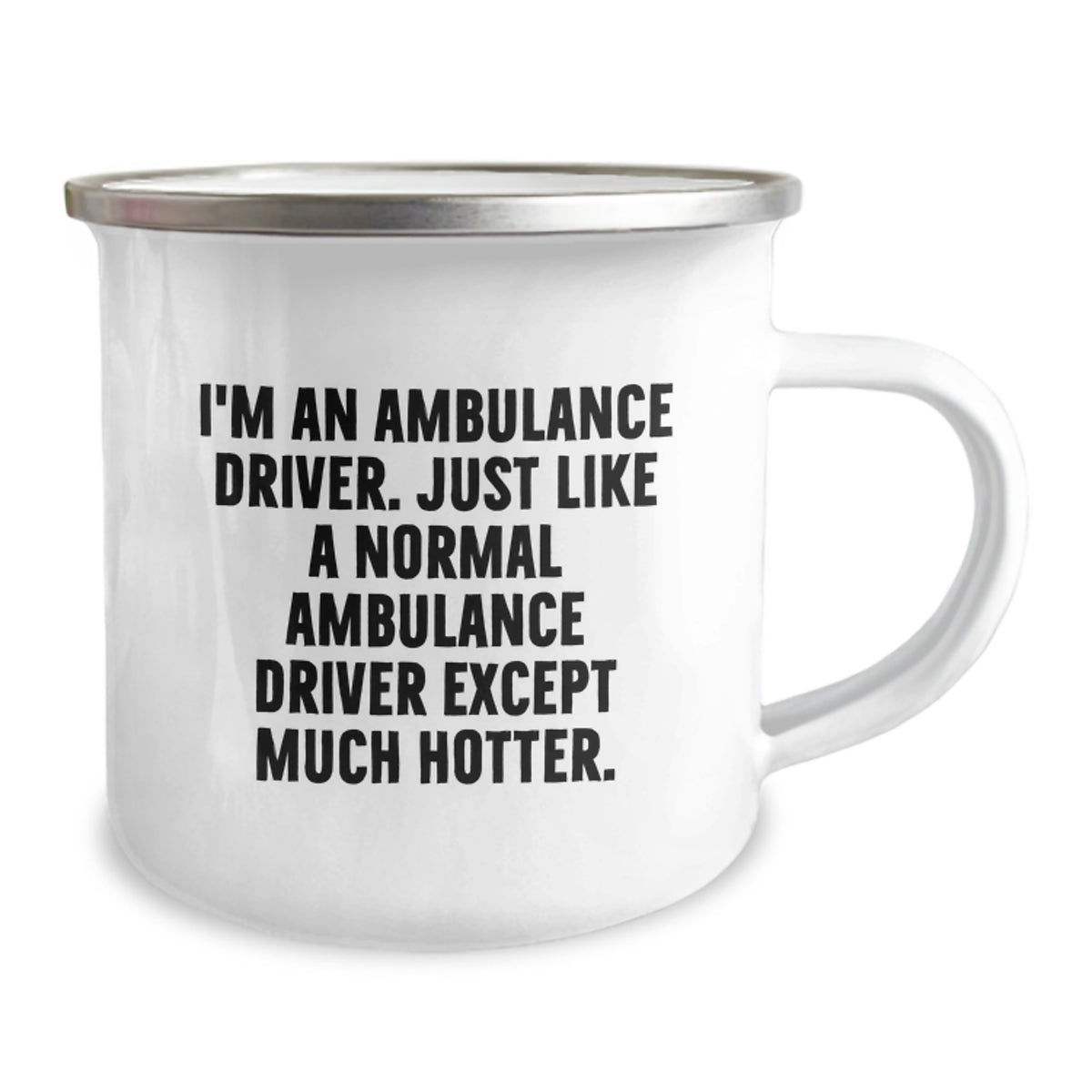 Funny Ambulance Driver Gifts for Men on Valentine's Unique Camping Mugs from Friends - Ambulance Driver Mug - Image 2