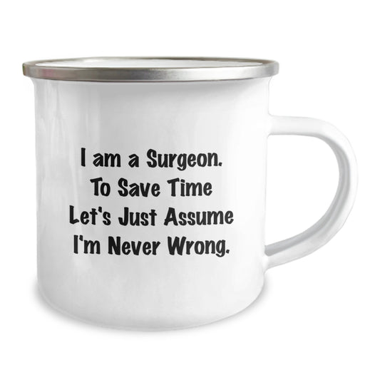 Funny Gifts for Surgeons, Camping Mug - I Am A Surgeon Gifts from Family to Graduation Unique Mugs - Image 2