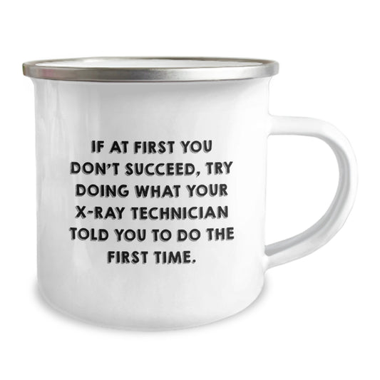 Gifts from Friends for X-Ray Technician, Funny Quote Camping Mug, Graduation Unique Gifts for Her, Him, or Coworkers - Image 2