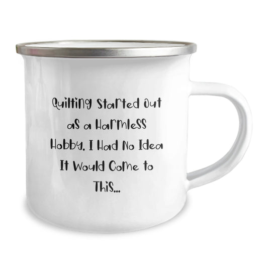 Quilting Gifts for Women, Funny Quilting Camping Mugs for Friends, Christmas Unique Gifts from Family - Image 2