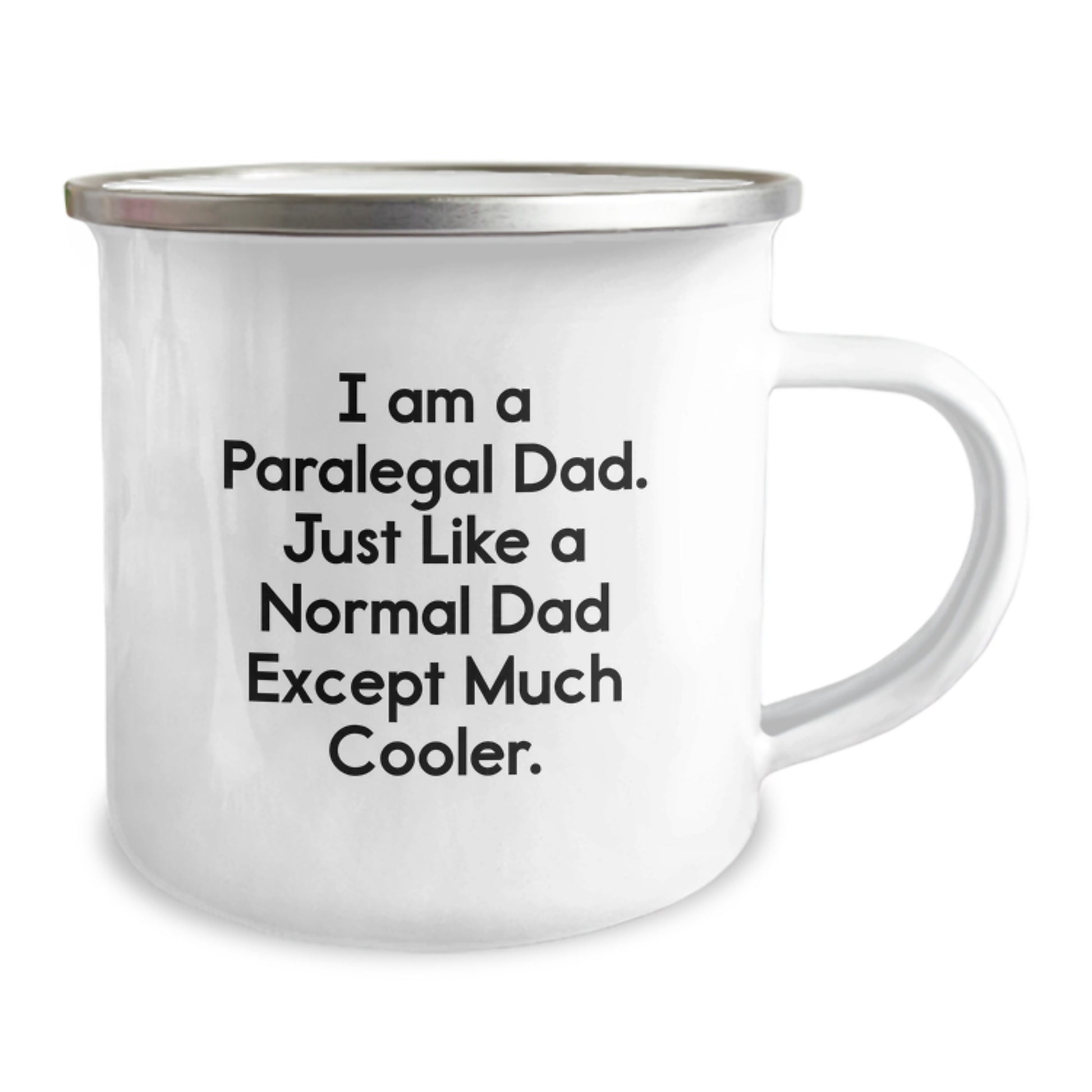 Paralegal Dad's Camping Mug, Funny Gift from Friends, Unique Graduation Gifts for Paralegal Men - Image 2