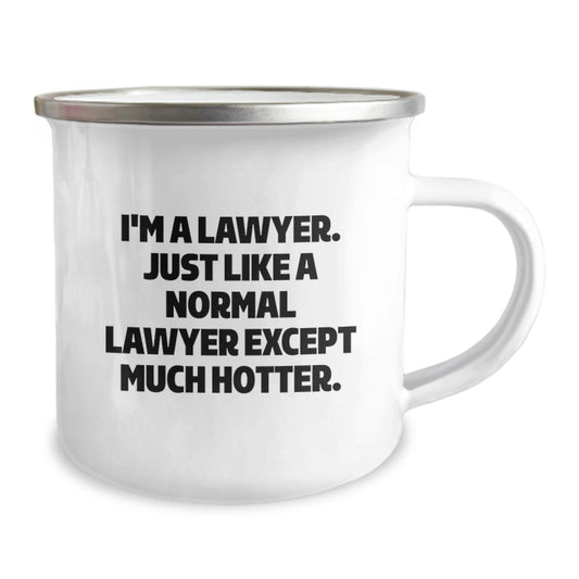 Funny Lawyer Gifts for Men, Valentine's Unique Lawyer Mug, Camping Mug for Lawyer Friends, Gifts from Men to Lawyer Colleagues - Image 2