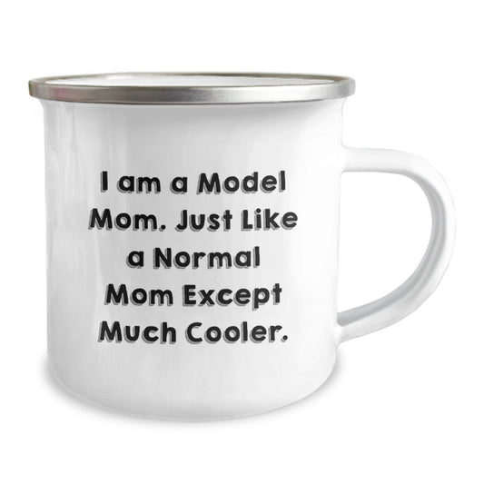 Funny Model Mom Gifts for Camping Enthusiasts - Model Mom Quote, Birthday Unique Gifts from Friends, Gifts for Model Mom - Image 2