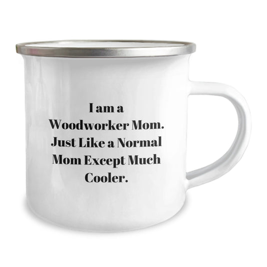 Woodworker Gifts from Mom - Funny Camping Mug for Woodworker Friends and Family - Birthday Unique Gifts - Image 2