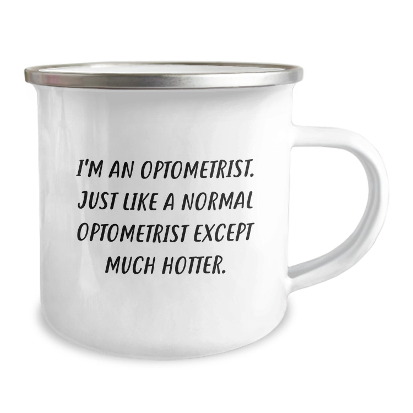 Funny Gifts from Friends for Optometrist Camping Mug, Graduation Unique Gifts, Camping Mug for Women Optometrists - Image 2