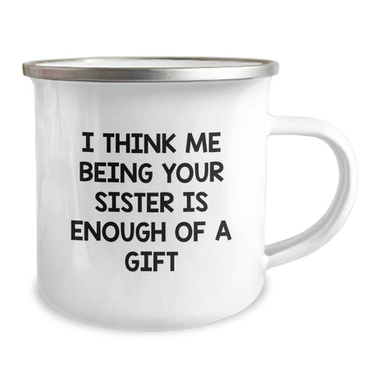 Birthday Gift Camping Mug for Mom Present – Sister Love Quote - Image 2