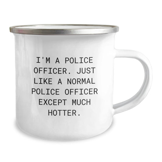 Funny Police Officer Camping Mug Gifts from Family for Father's Day Unique - Image 2