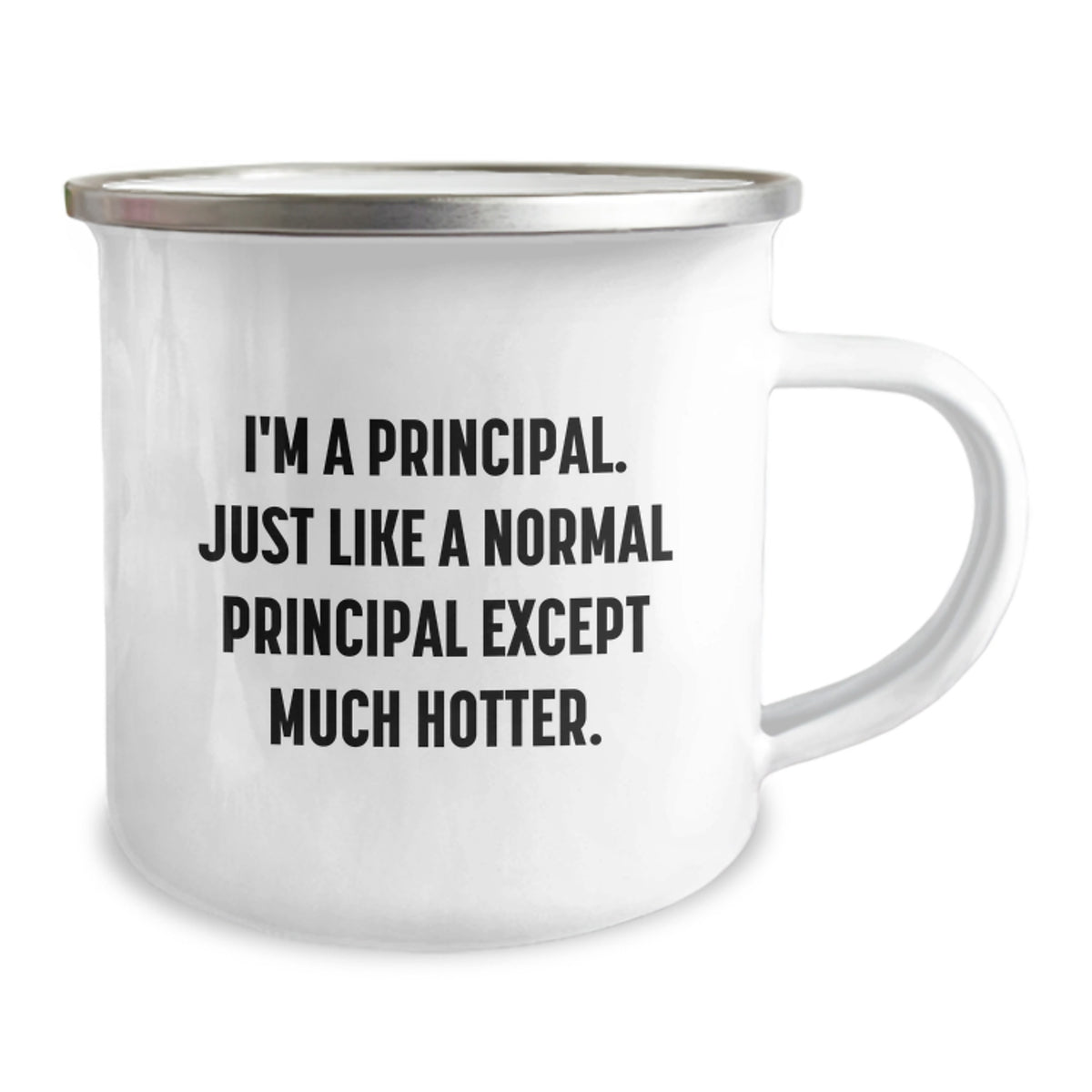 Funny Principal Gifts for Men - Valentine's Unique Gifts from Friends - Principal Camping Mug with I'm A Principal Quote - Image 2