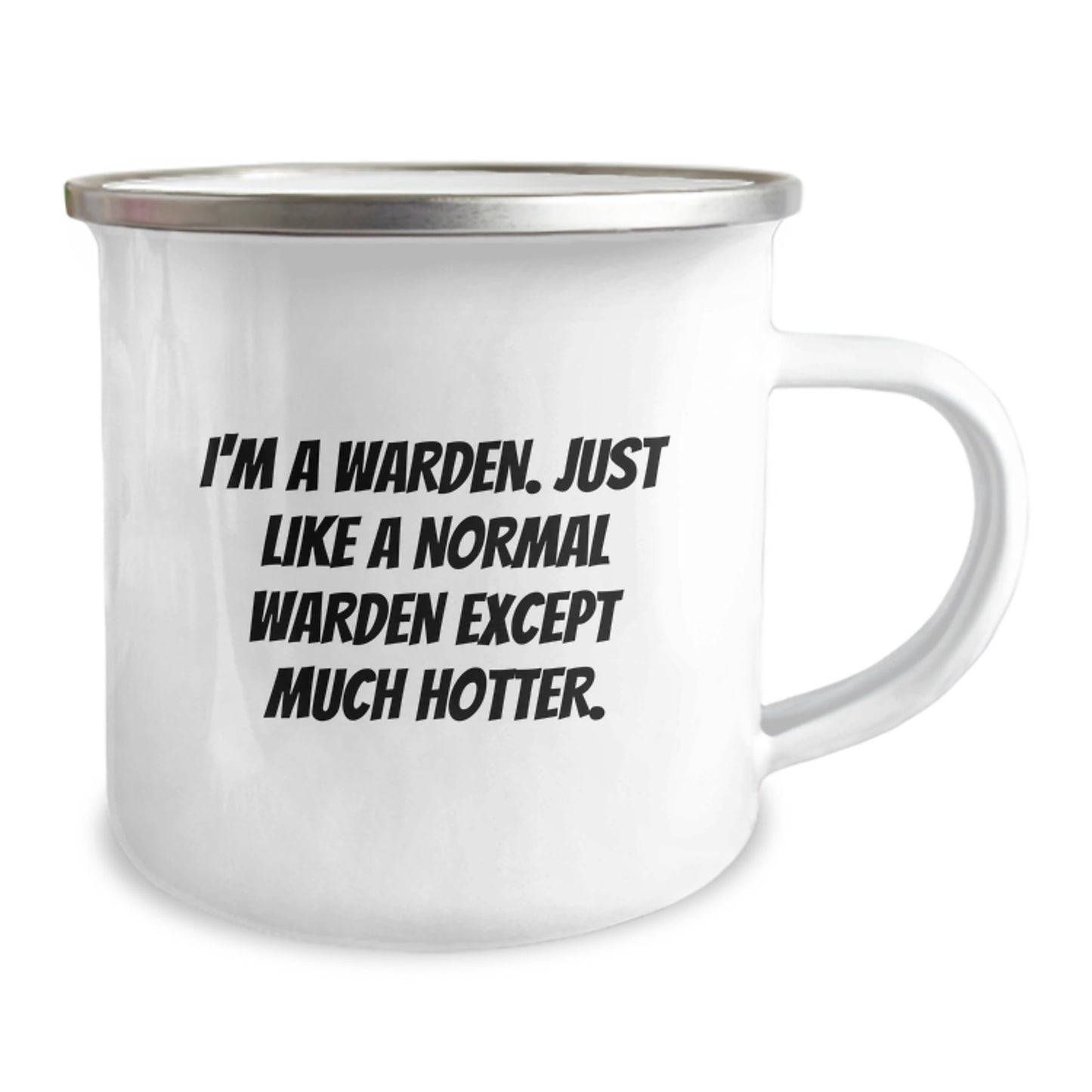 Funny Warden Camping Mug Gifts from Men to Warden Graduation Unique - Image 2