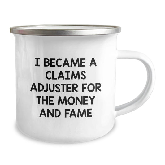 Funny Claims Adjuster Gifts from Friends for Birthday - Camping Mug - Image 2