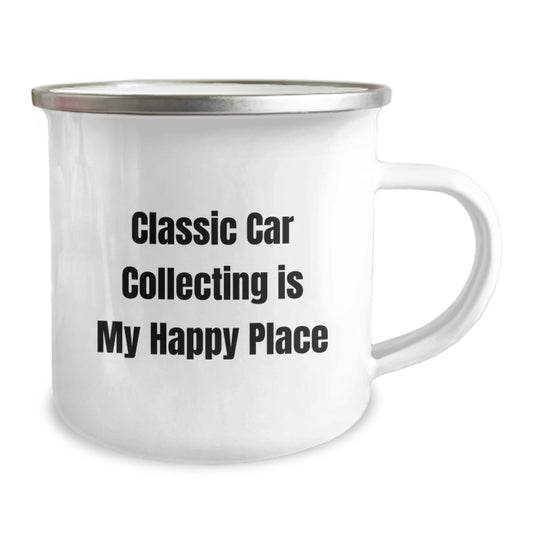 Gifts from Classic Car Enthusiasts for Men, Classic Car Collecting Is My Happy Place, Unique Christmas Unique Gifts - Image 2