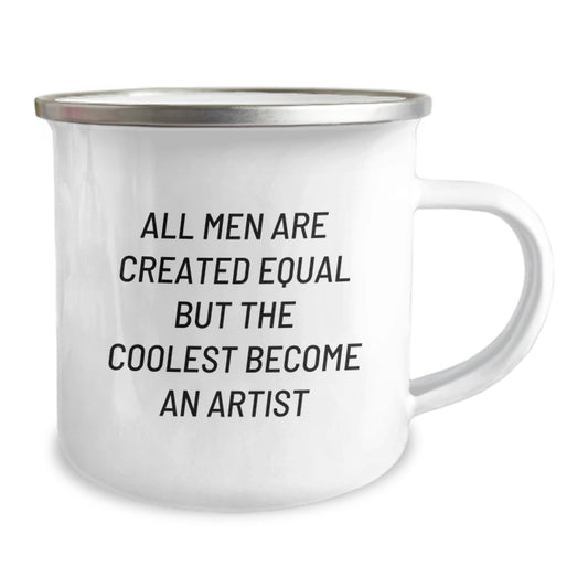 Gifts from Men to Artist Friends Unique Christmas Unique Gifts with Inspirational Quote, Artist Camping Mug, Funny Artist Gifts for Artist - Image 2