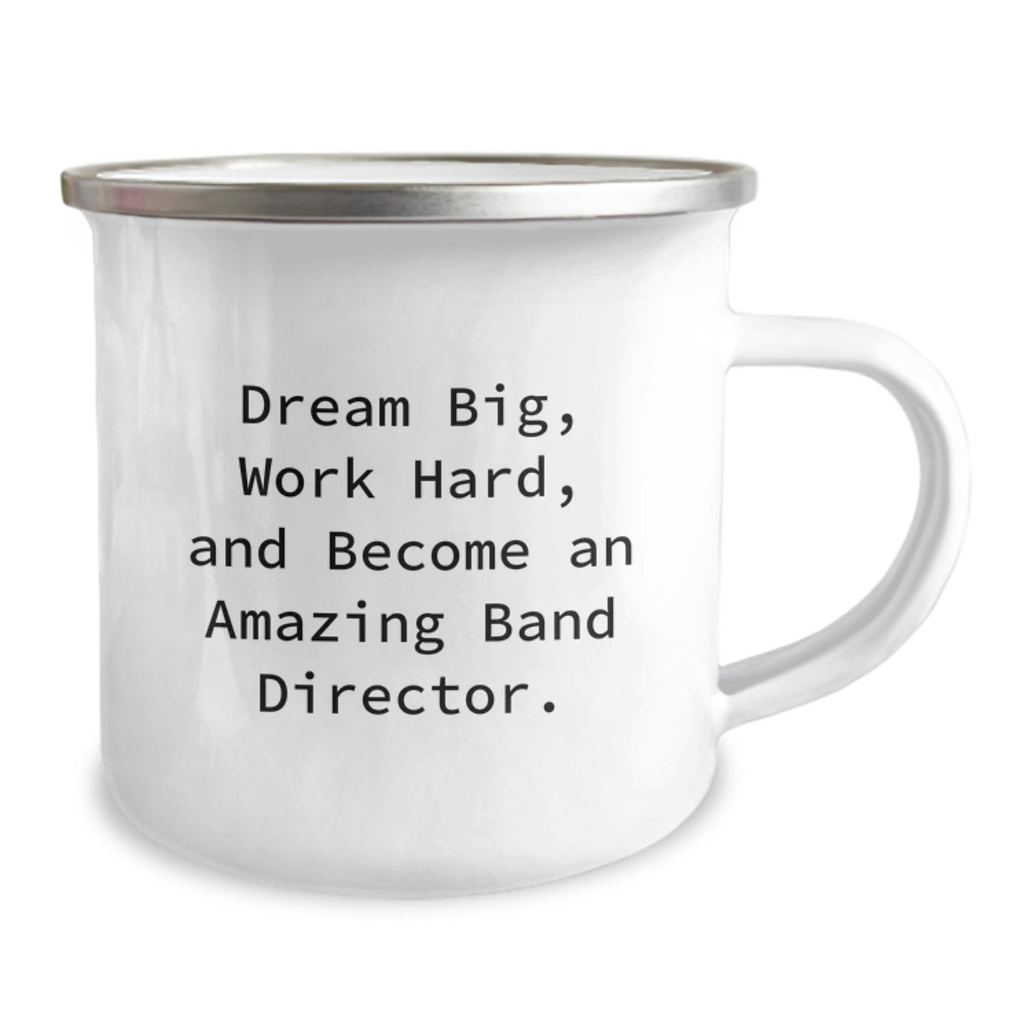 Funny Band Director Camping Mug Gifts from Friends for Men, 'Dream Big Work Hard Become Amazing' Christmas Unique Mugs for Band Director - Image 2
