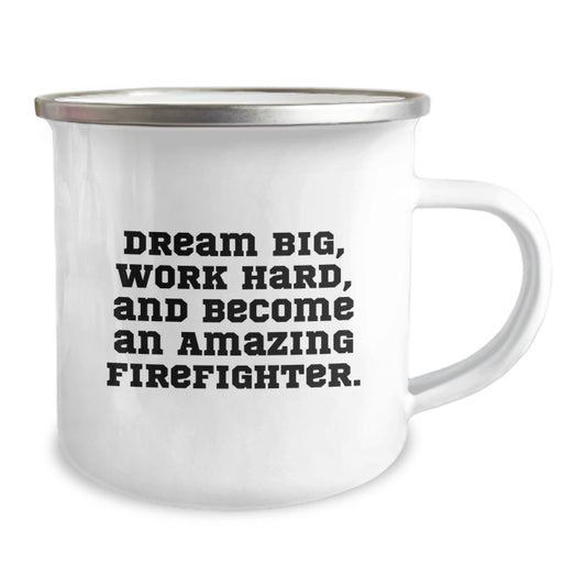 Firefighter Gifts for Men - Funny Camping Mug - Birthday Unique Gifts from Friends to Firefighter Heroes - Image 2