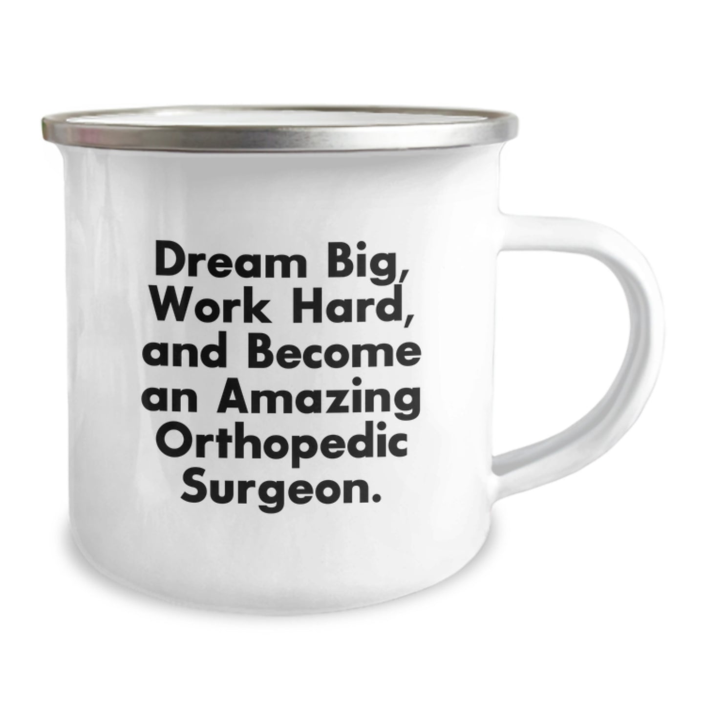 Funny Inspirational Gifts from Coworkers to Orthopedic Surgeons, Dream Big Work Hard Camping Mugs, Birthday Unique Gifts for Men or Women - Image 2