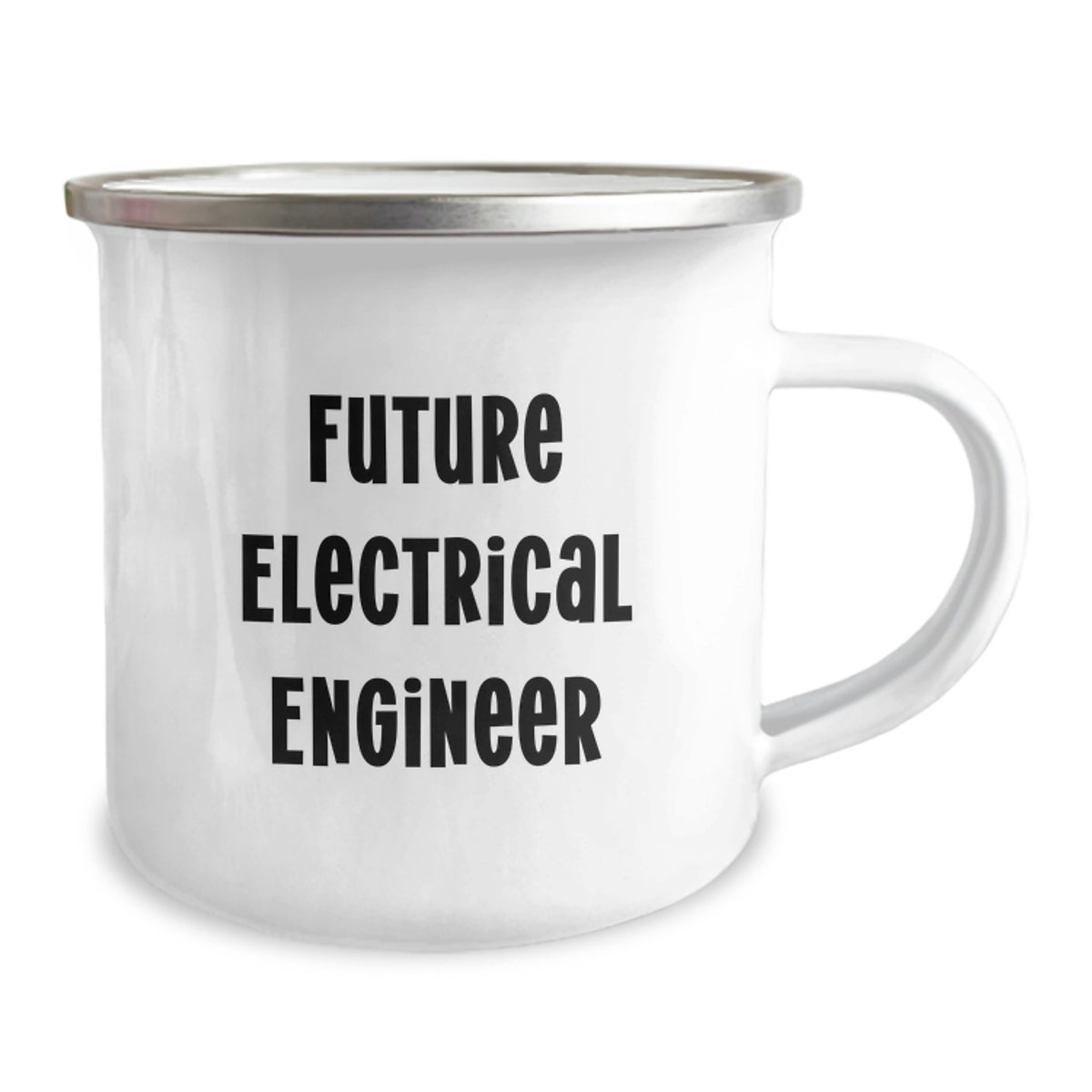 Funny Inspirational Gifts from Friends for Electrical Engineer Birthday Unique Gifts - Future Electrical Engineer Camping Mug for Him, Stainless Steel, 12 oz - Image 2