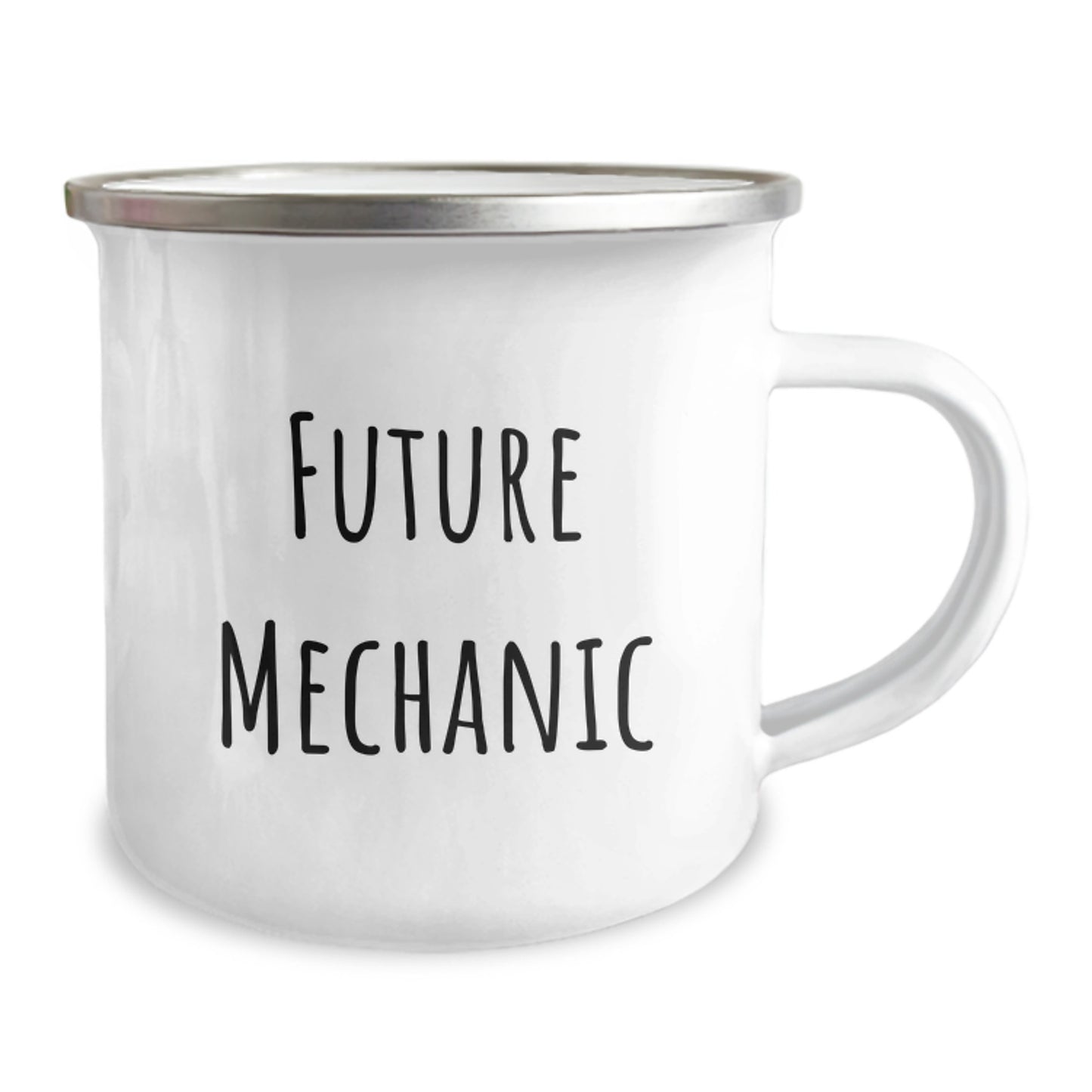 Funny Future Mechanic Gifts from Friends for Birthday - Mechanic Enthusiast Camping Mug, 12 oz Stainless Steel with Enamel Finish - Image 2