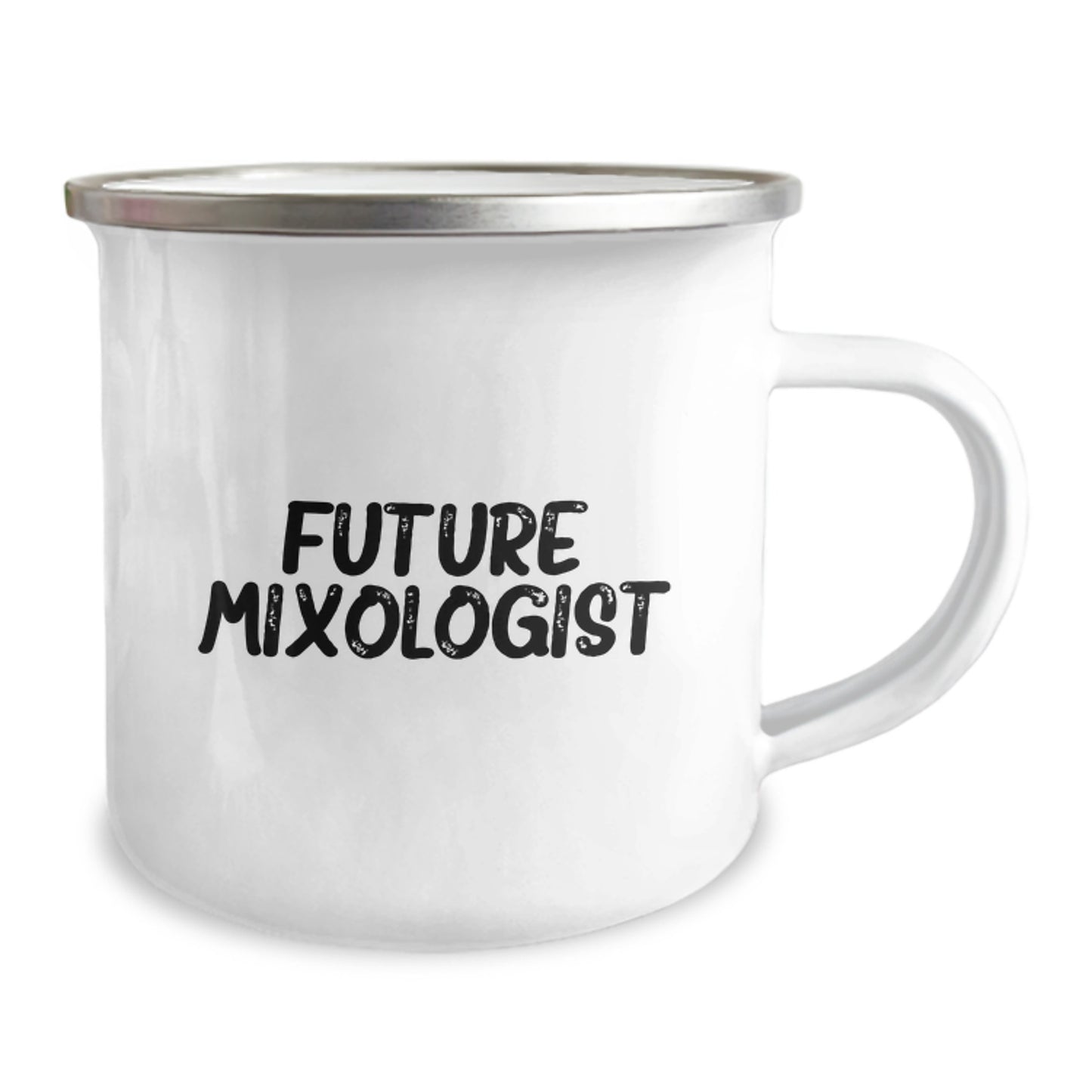 Funny Mixologist Gifts from Friends for Future Mixologists, Birthday Unique Camping Mug, 'The Future Mixologist is Brewing' - Image 2