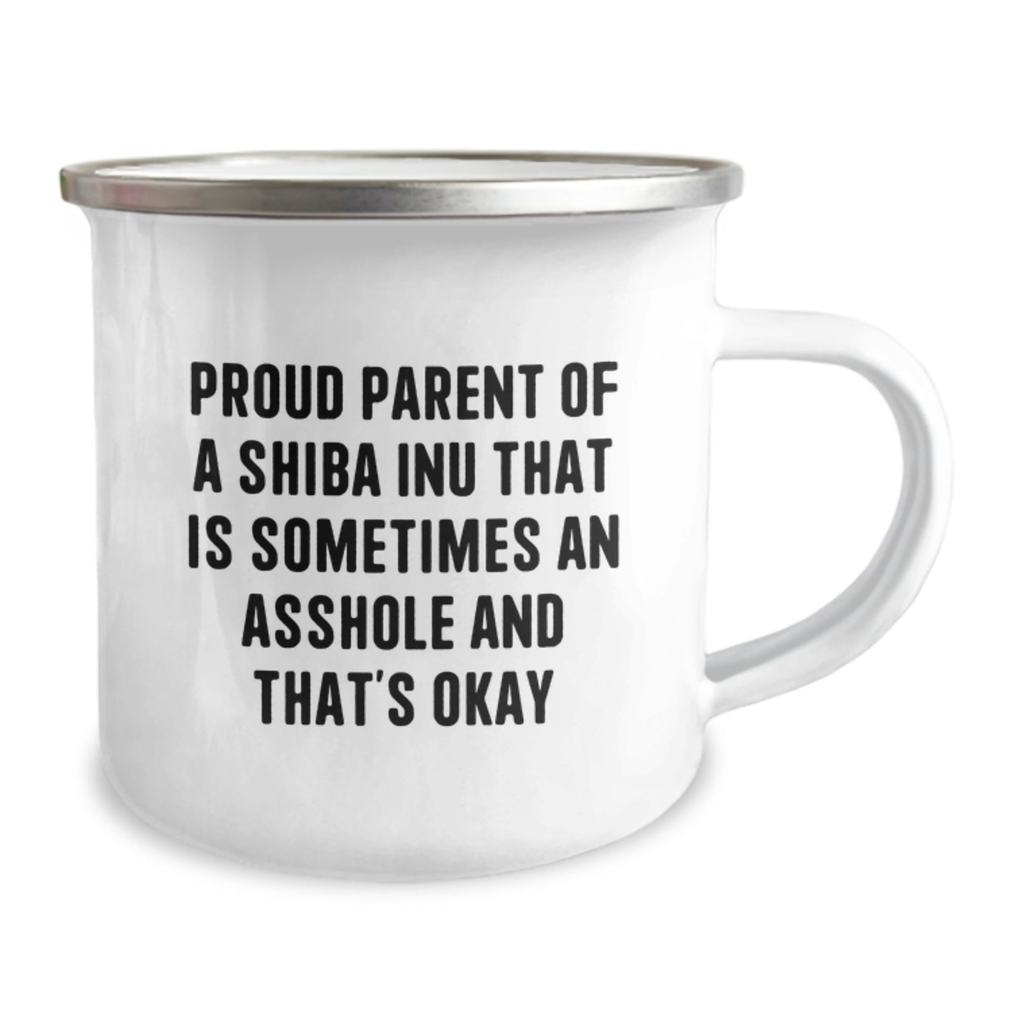 Shiba Inu Dog Lover Gifts from Family - Funny Camping Mug for Friends - Proud Parent Shiba Inu Graduation Unique - Image 2