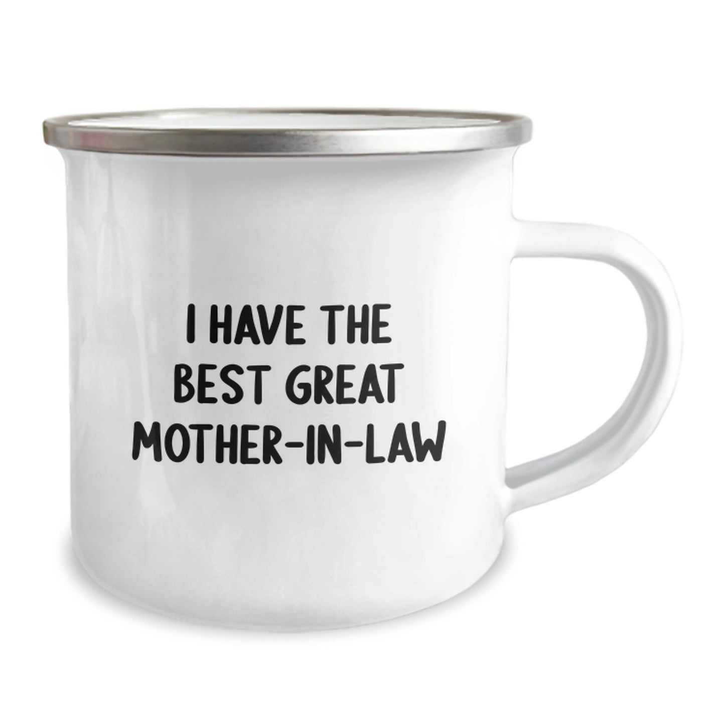 'I Have The Best Great Mom-in-law' Funny Mom-in-law Gifts from Family for Her Graduation Unique Celebration Stainless Steel Camping Mug - Image 2