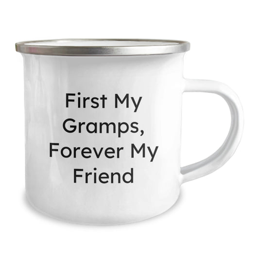 Funny Gramps Camping Mug, Gifts from Mom to Gramps, First My Gramps, Forever My Friend, Graduation Unique Gifts - Image 2