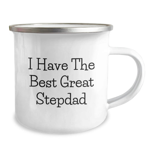 Funny Great Stepdad Gifts from Men to Stepdad on Mother's Day Camping Mug - Image 2