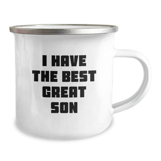 Funny Son Camping Mug - Great Gifts for Sons on Birthday - Unique Camping Mug from Mom or Dad - Image 2