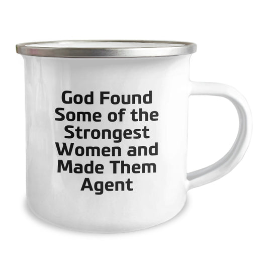 Funny Agent Gifts from Men, Agent Themed Camping Mug, Christmas Unique Agent Inspirational Quote - Image 2