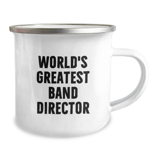Funny Gift for Band Director World's Greatest Quote Camping Mug Birthday Unique Gifts for Men Friends Family - Image 2