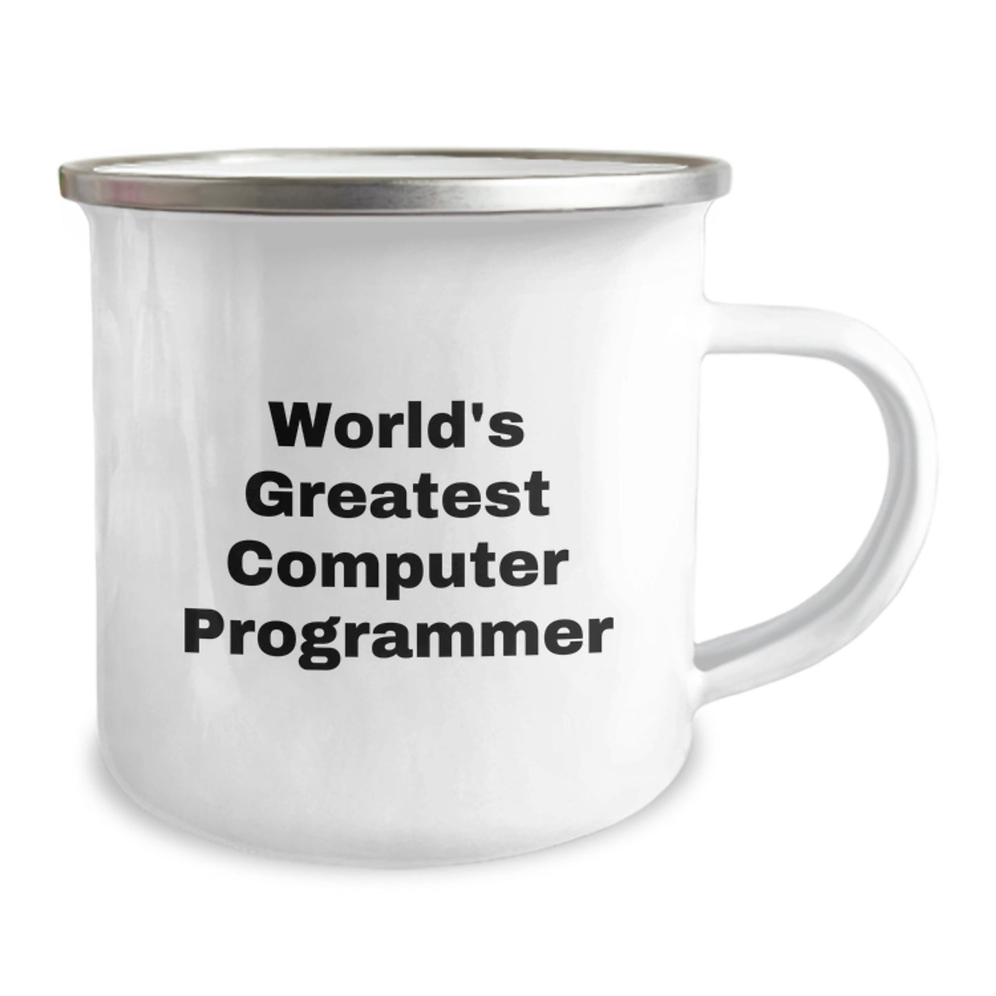 Funny Computer Programmer Gifts for Men from Friends - World's Greatest Computer Programmer Camping Mug - Unique Graduation - Image 2