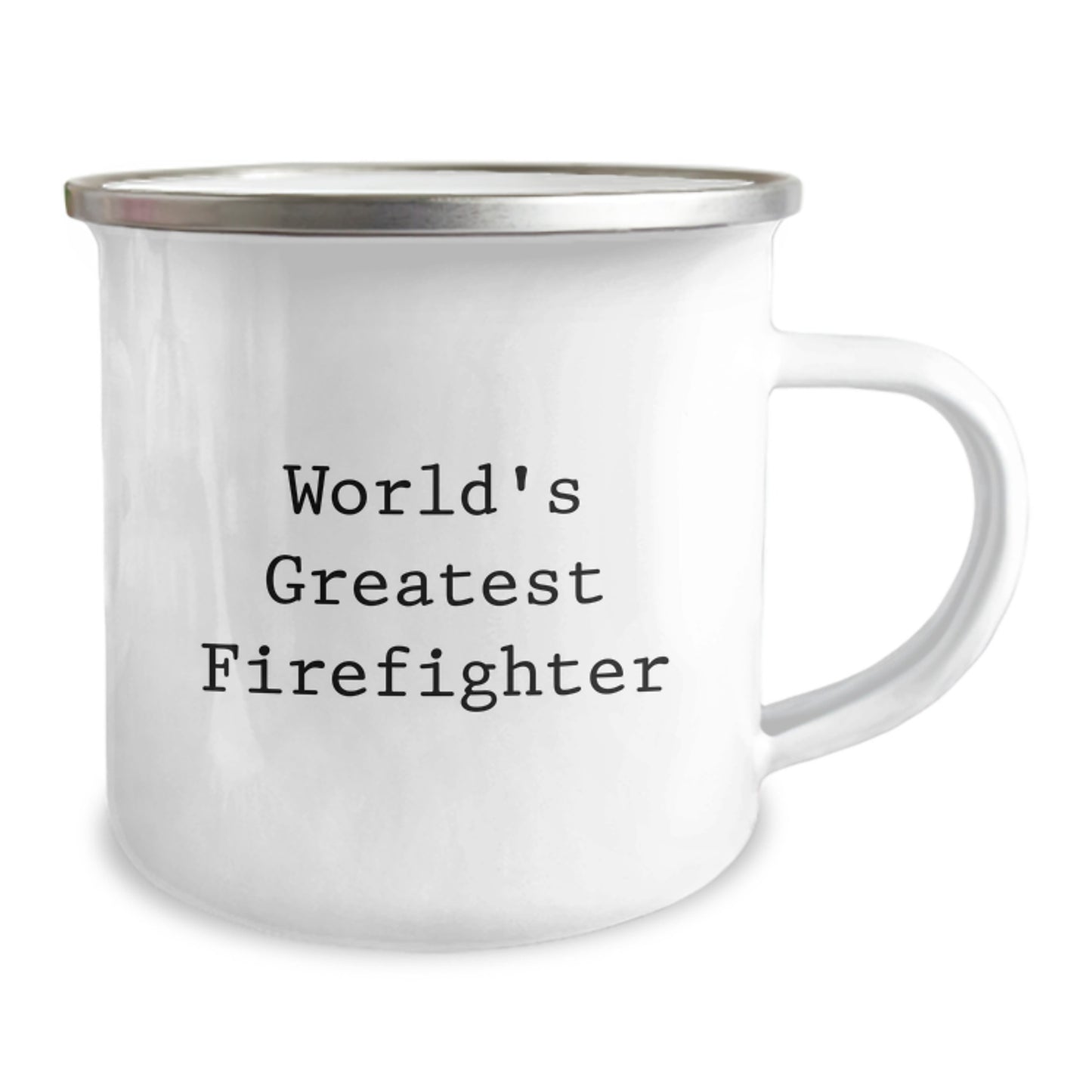 Gifts from Men for World's Greatest Firefighter Dad - Funny Firefighter Camping Mug - Unique Gifts for Father's Day - Image 2