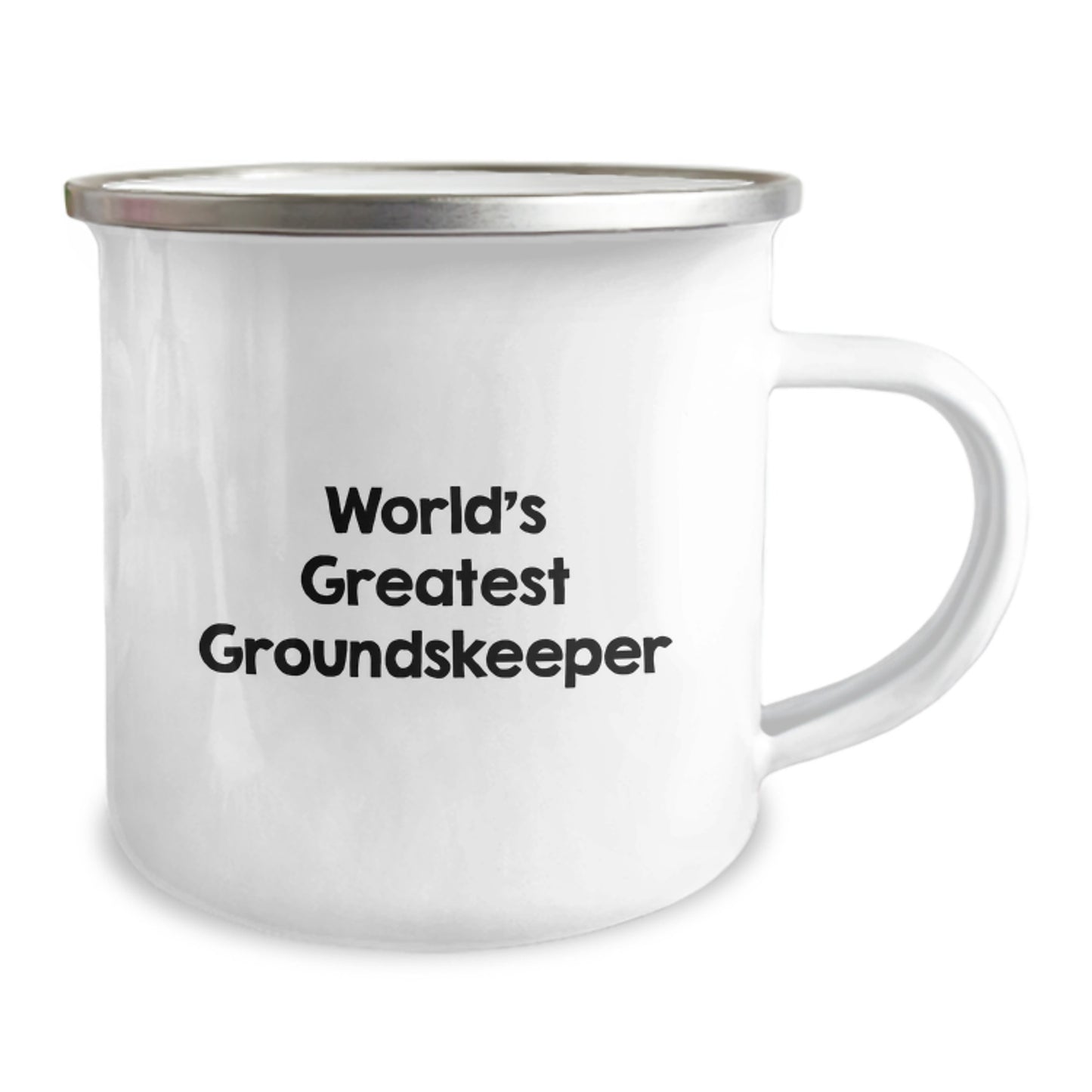 Funny Gifts from Dad for the World's Greatest groundskeeper Camping Mug, Perfect groundskeeper Gifts, Inspirational groundskeeper - Image 2
