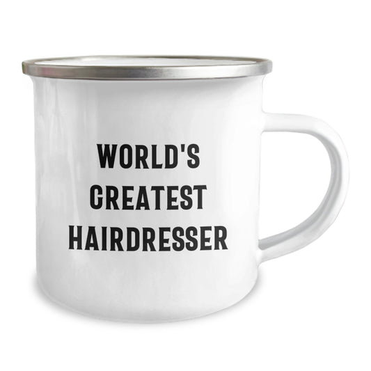 Funny Hairdresser Gifts from Friends for World's Greatest Hairdresser Christmas Unique Mugs - Image 2
