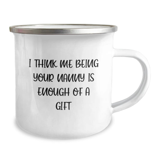 Funny Quotes for Nanny Gifts from Family, Unique Graduation Gifts for Nanny, Camping Mug for Nanny - Image 2